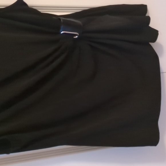 Calvin Klein Dressy tank top black with buckle - Picture 4 of 6
